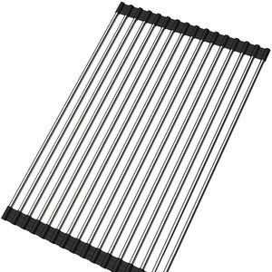 Ahyuan Roll up Dish Drying Rack Over The Sink Kitc